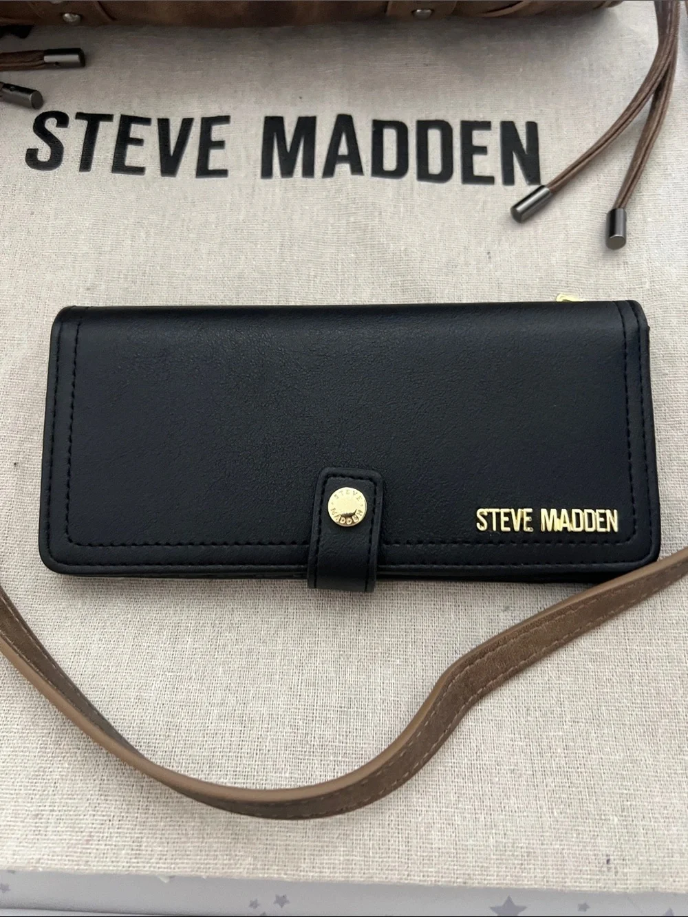 Steve Madden satchel and wallet set